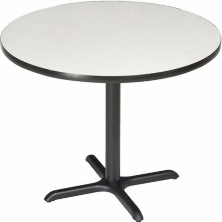 Interion By Global Industrial Bar Table, 36 in W, 36 in L, 42 in H 695804GY
